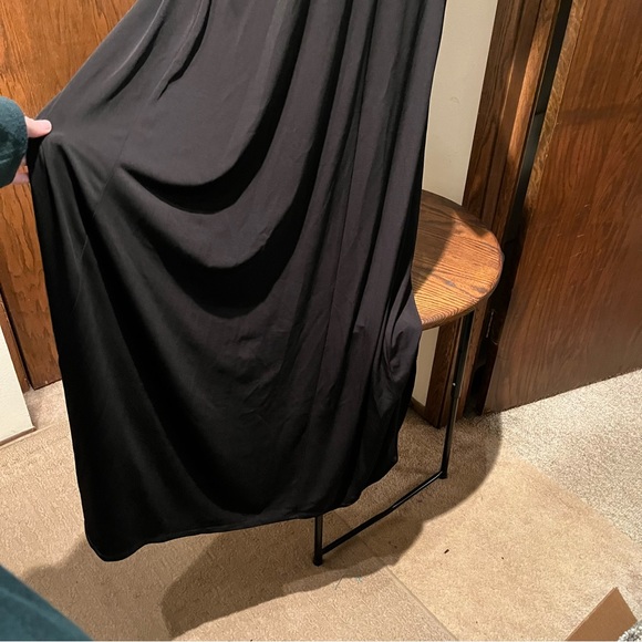 Women’s Sangria Long Black High Neck Formal Cocktail Maxi Dress Size 10 - Picture 4 of 16